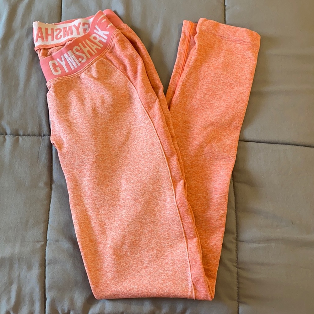 Gymshark Flex Leggins Peach Coral Size S